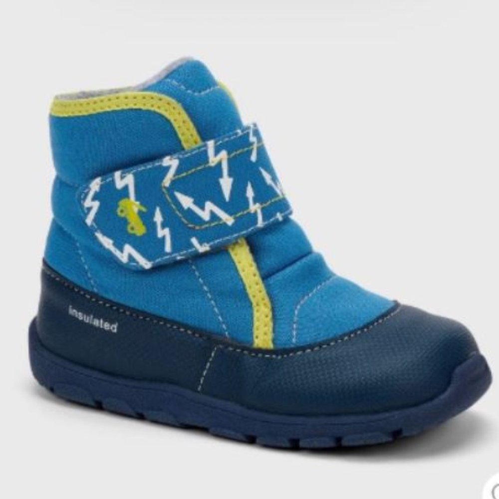 See Kai Run Blake Insulated Toddler Boots Lightning Blue